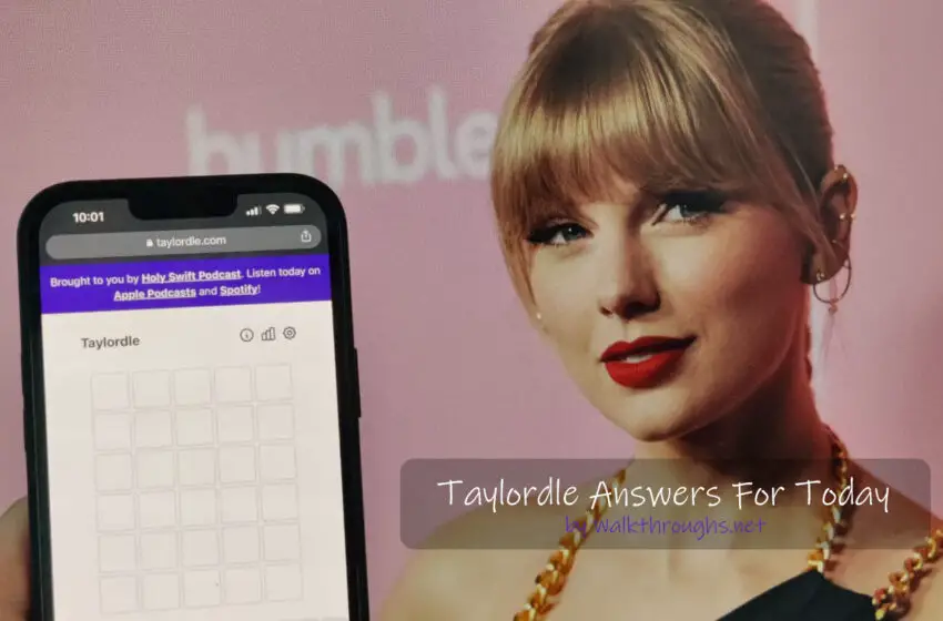  Daily Taylordle #398 February 3 2023 Answers